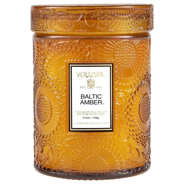 Voluspa VOLUSPA Baltic Amber Small Jar Candle Mirisna Svijeća 156 g
