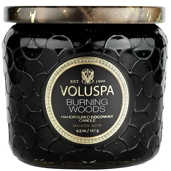 Voluspa VOLUSPA Burning Woods Petite Jar Candle Mirisna Svijeća 127 g