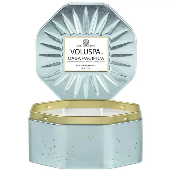 Voluspa VOLUSPA Casa Pacifica Octagon Tin Candle Mirisna Svijeća 340 g
