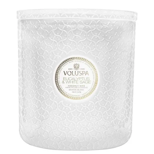 Voluspa VOLUSPA Eucalyptus & White Sage 5 Wick Hearth Candle Mirisna Svijeća 3500 g