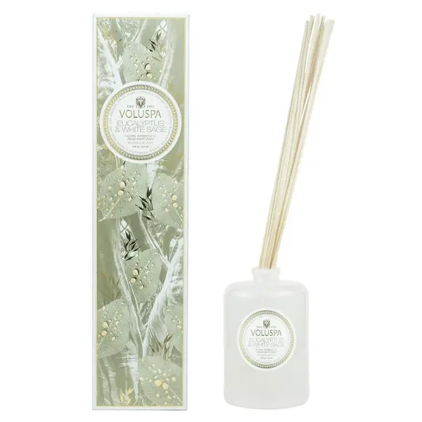 Voluspa VOLUSPA Eucalyptus & White Sage Reed Diffuser Mirisni Štapići 177 ml