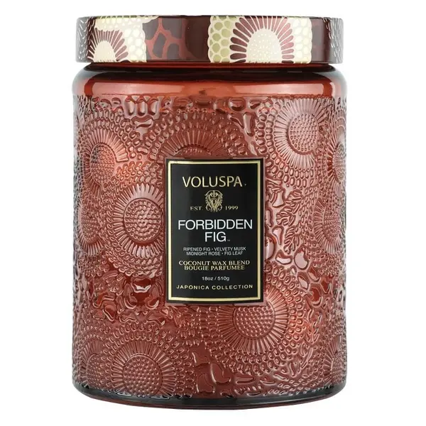 Voluspa VOLUSPA Forbidden Fig Large Jar Candle Mirisna Svijeća 510 g