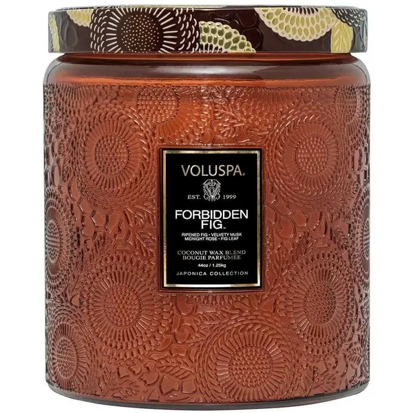 Voluspa VOLUSPA Forbidden Fig Luxe Jar Candle Mirisna Svijeća 1250 ml