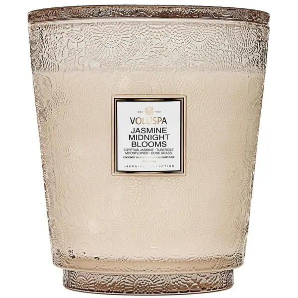 Voluspa VOLUSPA Jasmine Midnight Blooms 5 Wick Hearth Candle Mirisna Svijeća 3500 g