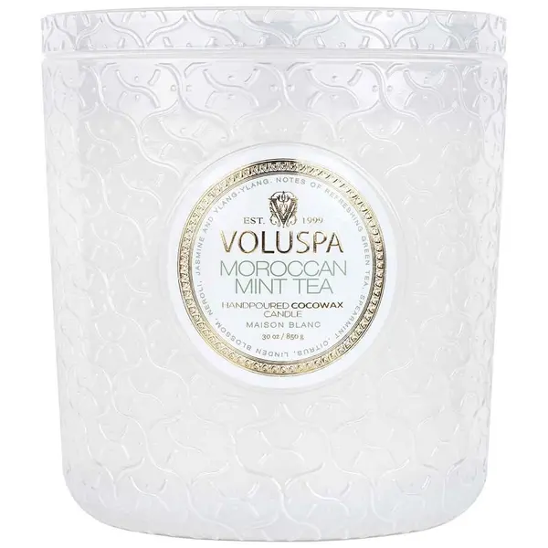 Voluspa VOLUSPA Moroccan Mint Tea Luxe Candle Mirisna Svijeća 850 g