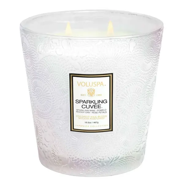 Voluspa VOLUSPA Sparkling Cuvée 2 Wick Hearth Candle Mirisna Svijeća 255 g