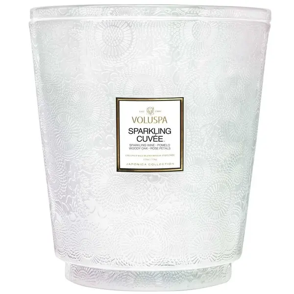 Voluspa VOLUSPA Sparkling Cuvée 5 Wick Hearth Candle Mirisna Svijeća 3,5 kg