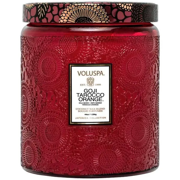 Voluspa VOLUSPA Spiced Goji Tarocco Orange Luxe Candle Mirisni Štapići 1250 g