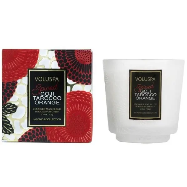Voluspa VOLUSPA Spiced Goji Tarocco Orange Small Candle Mirisna Svijeća 72 g