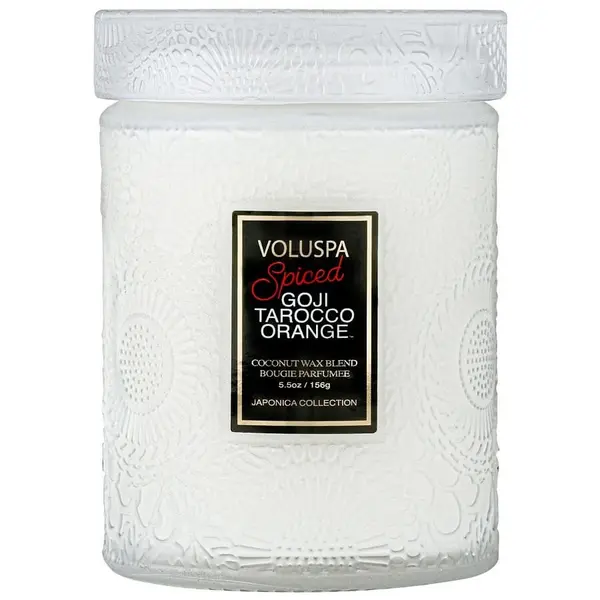 Voluspa VOLUSPA Spiced Goji Tarocco Orange Small Jar Candle Mirisna Svijeća 156 g