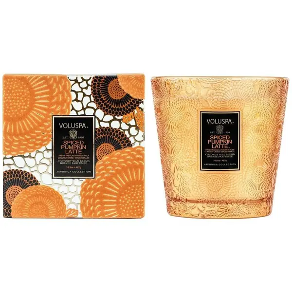 Voluspa VOLUSPA Spiced Pumpkin Latte 2 Wick Hearth Candle Mirisna Svijeća 467 g