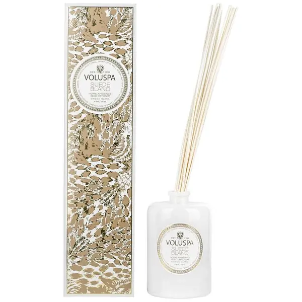 Voluspa VOLUSPA Suede Blanc Reed Diffuser Mirisni Štapići 177 ml