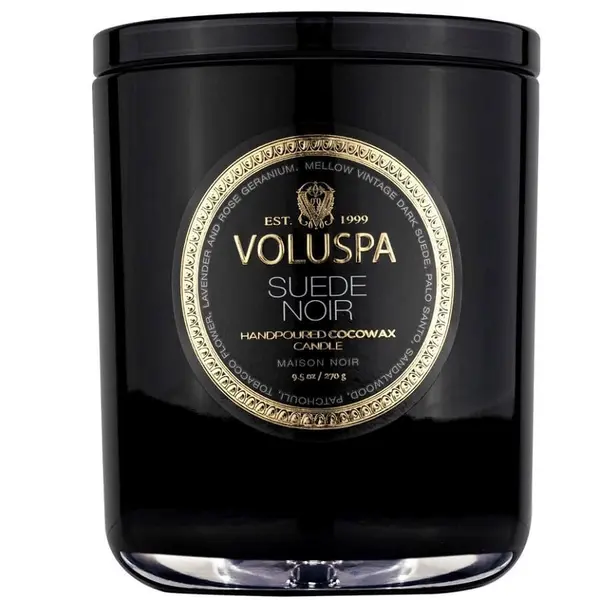 Voluspa VOLUSPA Suede Noir Classic Candle Mirisna Svijeća 270 g