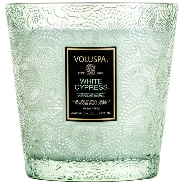 Voluspa VOLUSPA White Cypress 2 Wick Candle Mirisna Svijeća 467 g