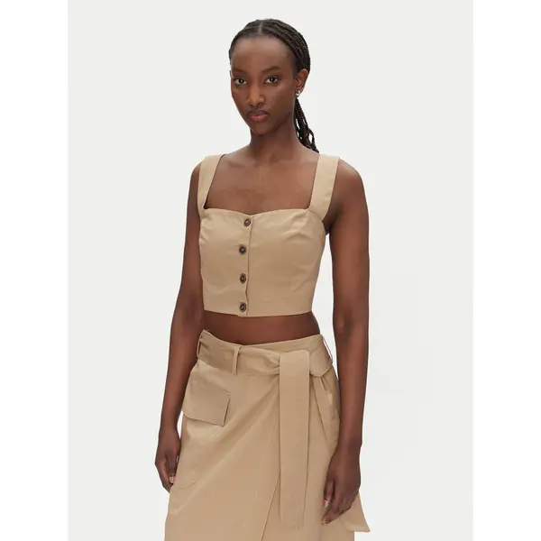 ACCESS FASHION ACCESS FASHION Top 53-2216-502 Bež Slim Fit