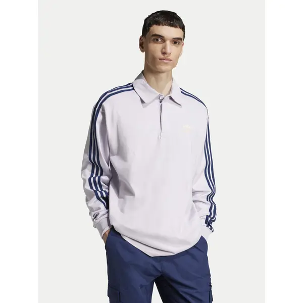 Adidas adidas Polo adicolor Rugby JC9916 Ljubičasta Regular Fit