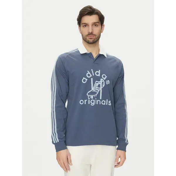 Adidas adidas Polo Rugby JD1090 Plava Regular Fit