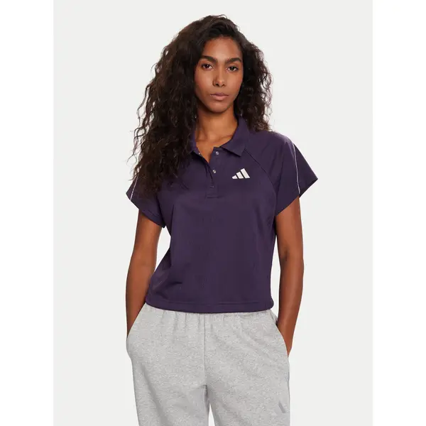 Adidas adidas Polo Stadium 3-Stripes Tennis Inspired Jacquard JY3426 Ljubičasta Regular Fit