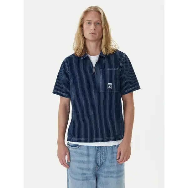 Adidas adidas Polo Wabash JW0169 Tamnoplava Loose Fit