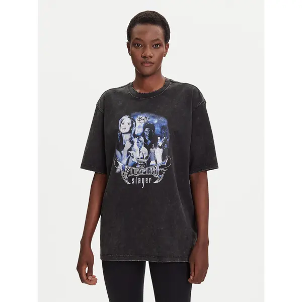Adidas adidas T-shirt 20th Century Fox Disney JW0154 Crna Oversize