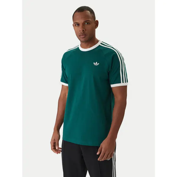 Adidas adidas T-shirt 3-Stripes KE3534 Zelena Regular Fit
