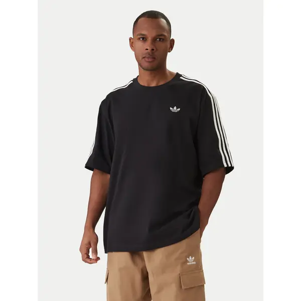 Adidas adidas T-shirt adicolor 3-Stripes KD4095 Crna Oversize