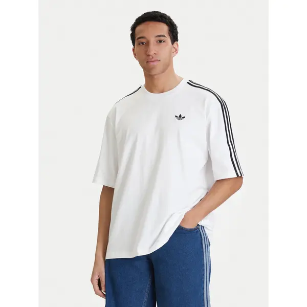Adidas adidas T-shirt adicolor 3-Stripes KD4096 Bijela Oversize