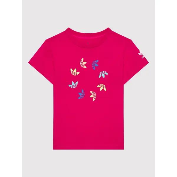 Adidas adidas T-shirt adicolor HE6845 Ružičasta Regular Fit