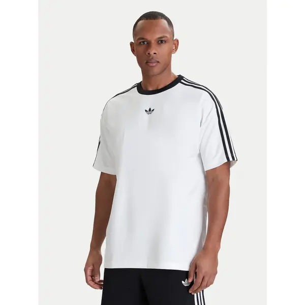 Adidas adidas T-shirt adicolor Jacquard KD5829 Bijela Loose Fit