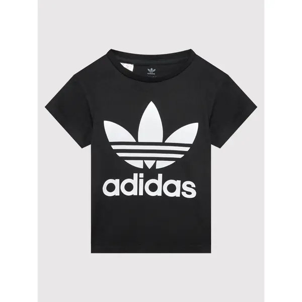 Adidas adidas T-shirt adicolor Trefoil H25245 Crna Regular Fit
