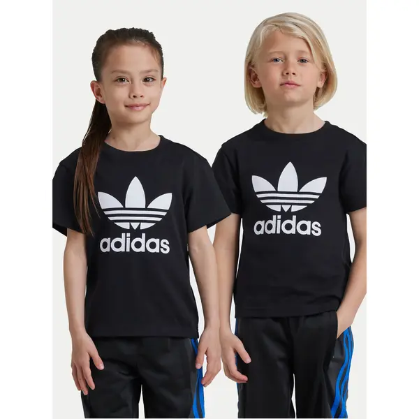 Adidas adidas T-shirt adicolor Trefoil IY2385 Crna Regular Fit