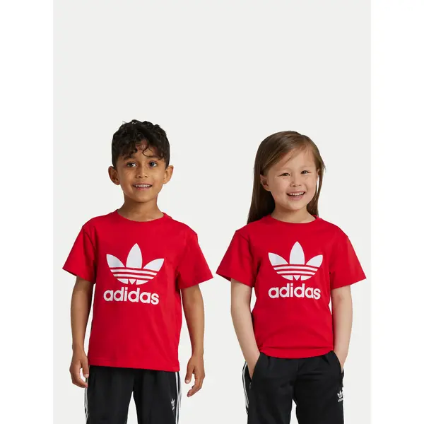 Adidas adidas T-shirt adicolor Trefoil IY2387 Crvena Regular Fit