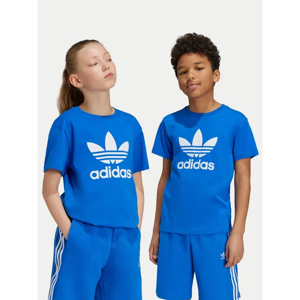 Adidas adidas T-shirt adicolor Trefoil IY7425 Plava Regular Fit