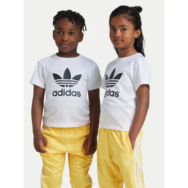 Adidas adidas T-shirt adicolor Trefoil JE0518 Bijela Regular Fit