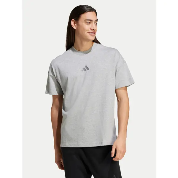 Adidas adidas T-shirt ALL SZN IY4138 Siva Loose Fit