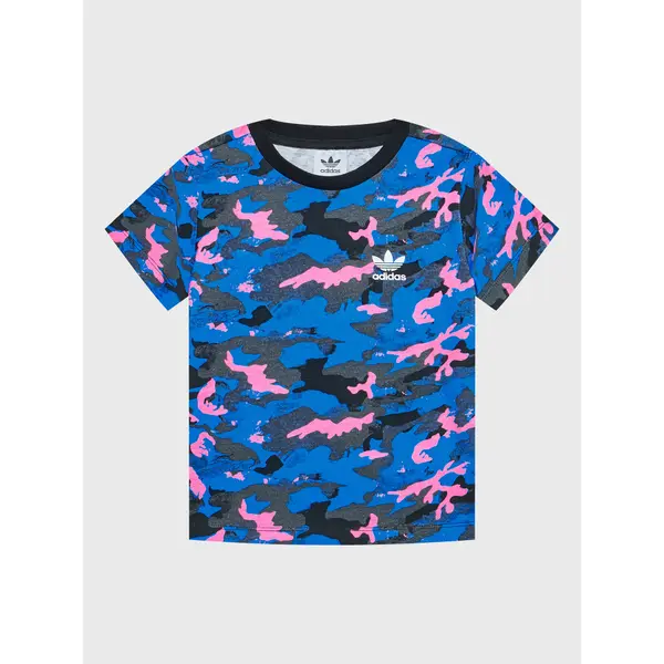 Adidas adidas T-shirt Allover HK0275 Šarena Regular Fit