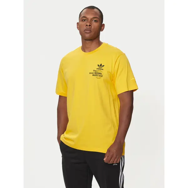 Adidas adidas T-shirt BT IS0183 Žuta Regular Fit