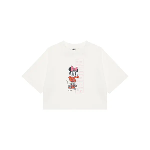 Adidas adidas T-shirt Disney Minnie Mouse JL9191 Bijela Loose Fit