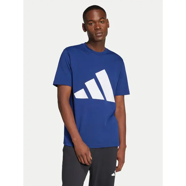 Adidas adidas T-shirt Essentials Big Logo JE8940 Tamnoplava Regular Fit