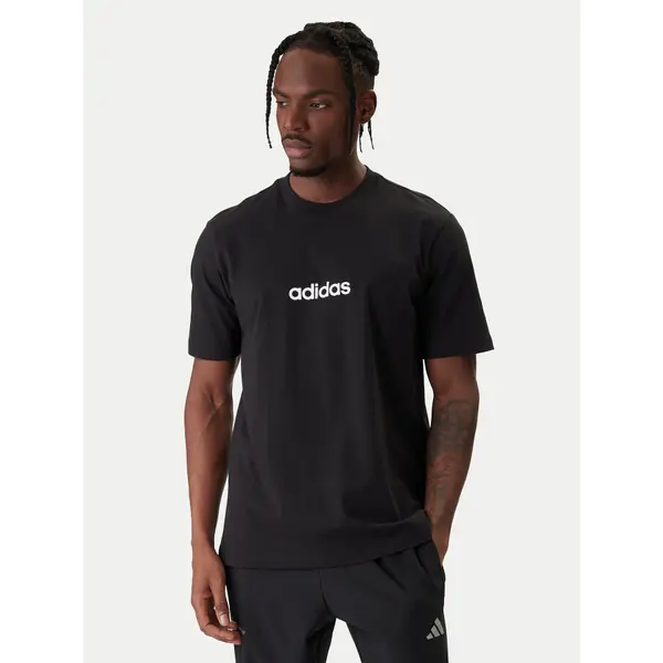 Adidas adidas T-shirt Essentials Linear JE8993 Crna Regular Fit