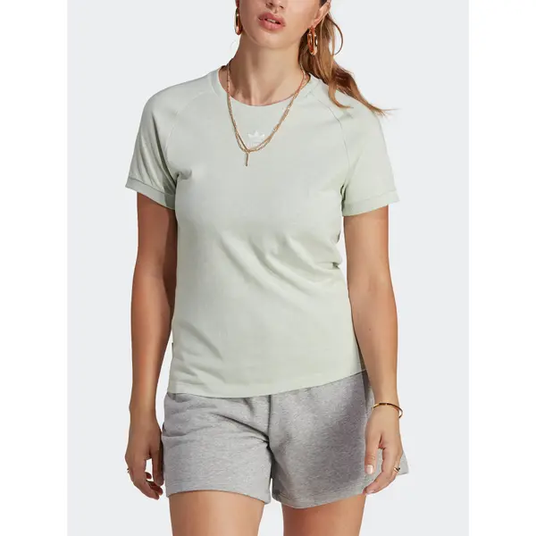 Adidas adidas T-shirt Essentials+ Made with Hemp T-Shirt HA7151 Zelena Slim Fit