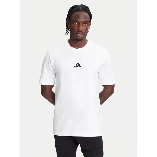 Adidas adidas T-shirt Essentials Small Logo JF1092 Bijela Regular Fit