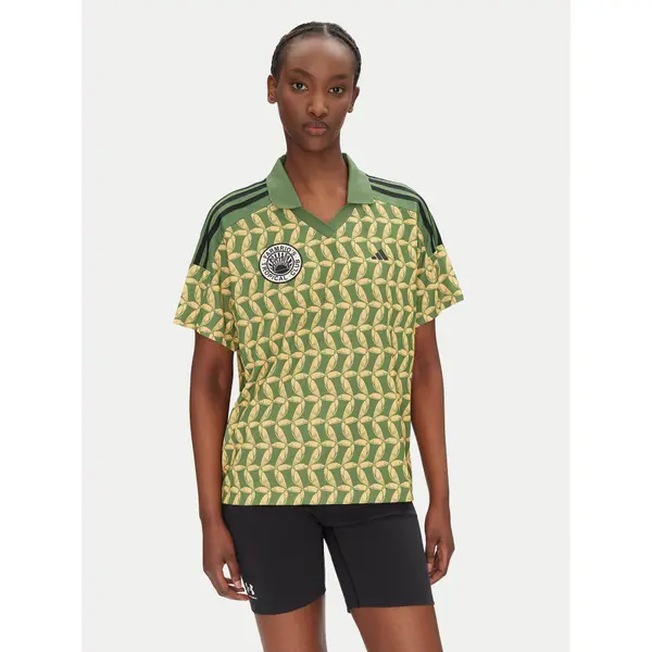 Adidas adidas T-shirt FARM Rio JD6302 Zelena Loose Fit