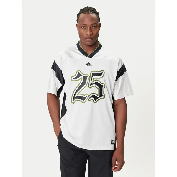 Adidas adidas T-shirt Football JY2762 Bijela Oversize