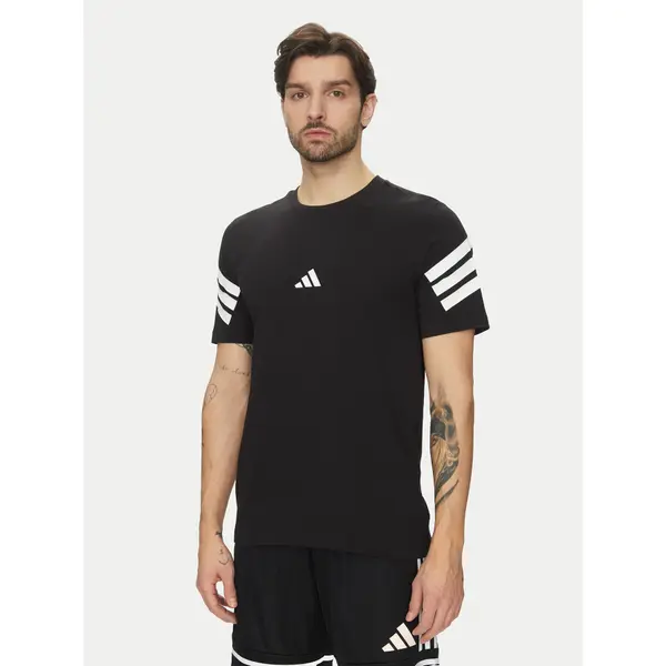 Adidas adidas T-shirt Future Icons 3-Stripes JD4877 Crna Regular Fit