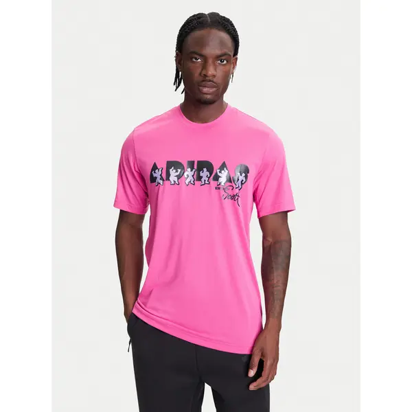 Adidas adidas T-shirt Jeremy Scott JL7619 Ružičasta Regular Fit
