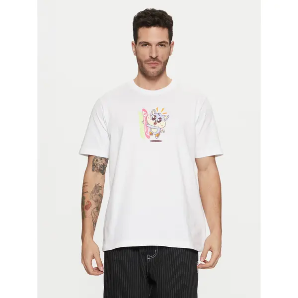 Adidas adidas T-shirt Kawaii JD0661 Bijela Regular Fit