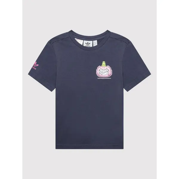Adidas adidas T-shirt KEVIN LYONS HF7539 Tamnoplava Regular Fit