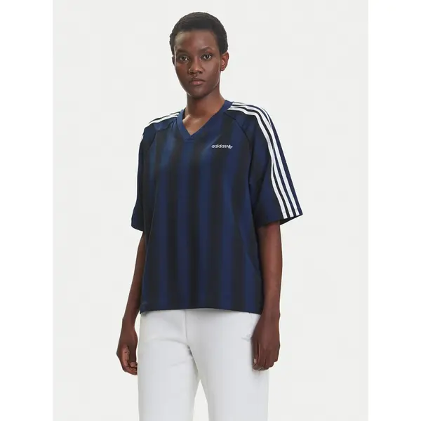 Adidas adidas T-shirt Linear JY2854 Tamnoplava Oversize
