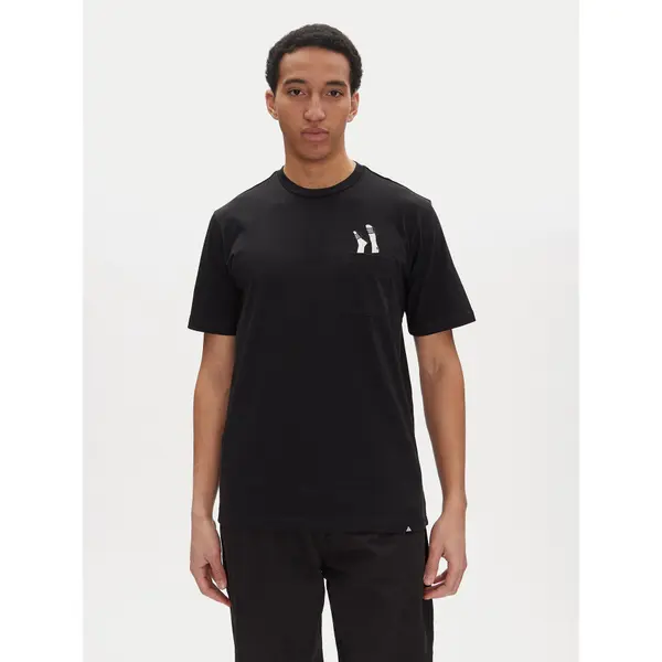 Adidas adidas T-shirt Lounge Slides Graphic Pocket JC5283 Crna Regular Fit